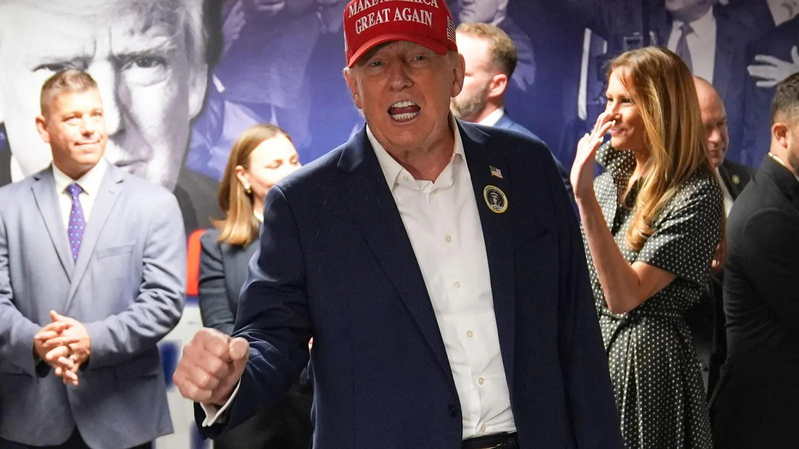 Augen auf Pennsylvania (Foto: Evan Vucci/AP)