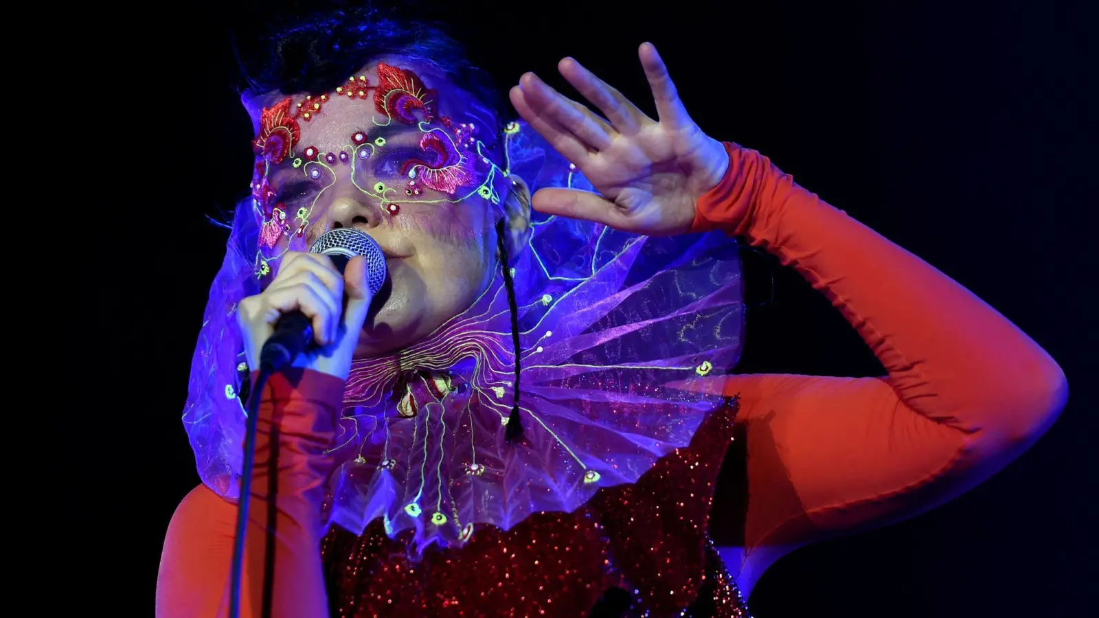 Björks letztes Album „Fossora“ erschien 2022. Die Sängerin zeigt sich solidarisch mit den Bewohnerinnen und Bewohnern Grönlands. (Archivbild) (Foto: picture alliance / Britta Pedersen/dpa-Zentralbild/dpa)