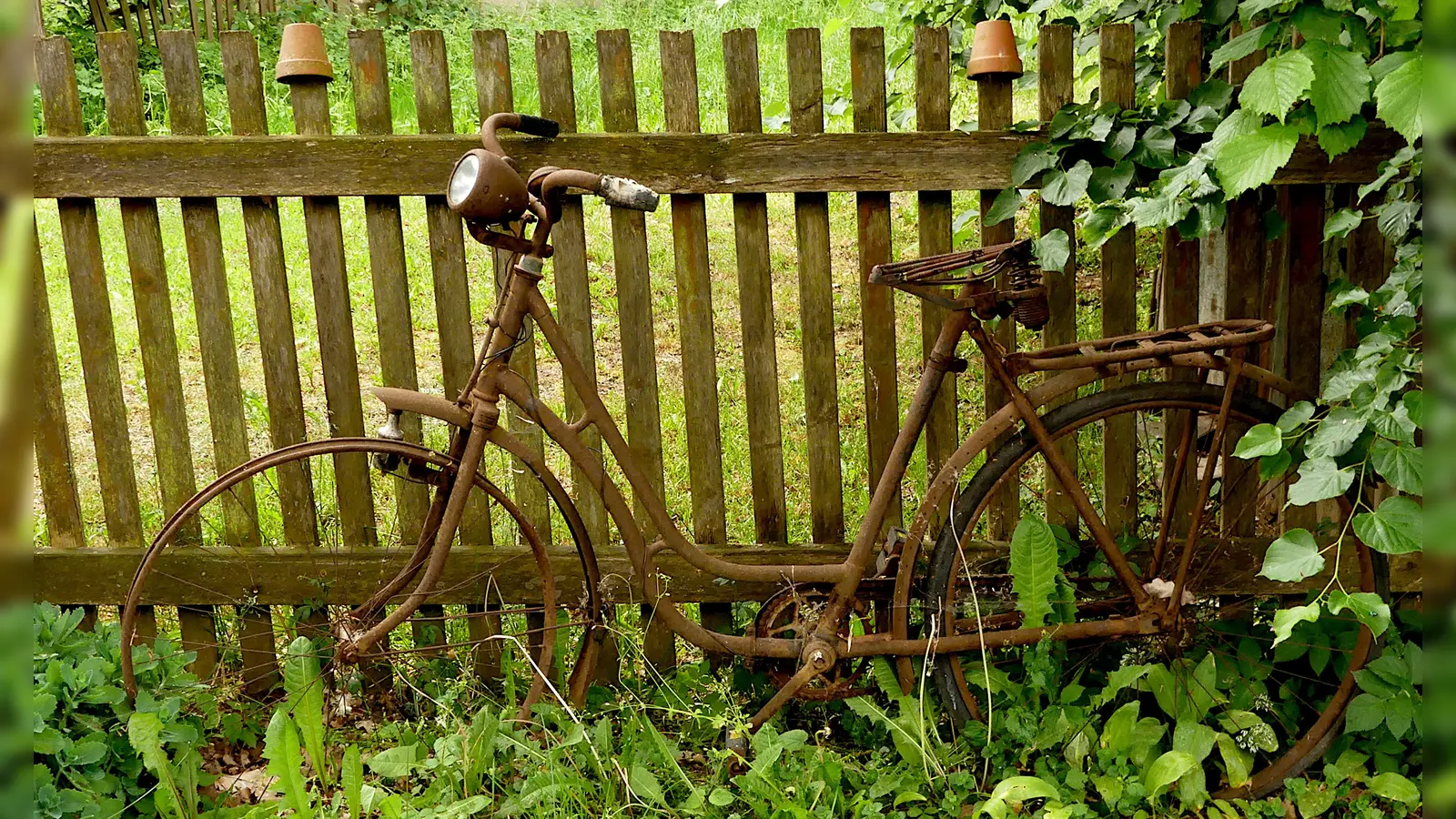 Fahrrad abgestellt - Das Wochenende ist vorbei (Foto: Erich Kraus)