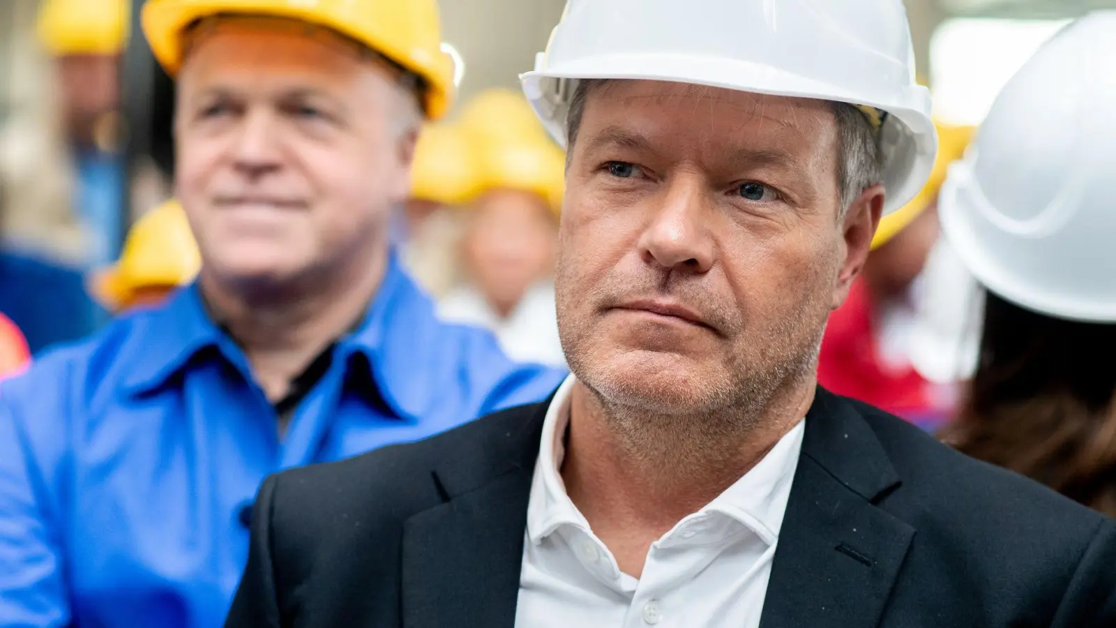 Wirtschaftsminister Habeck besucht die Meyer Werft im Rahmen seiner Nordwest-Tour. (Foto: Hauke-Christian Dittrich/dpa)