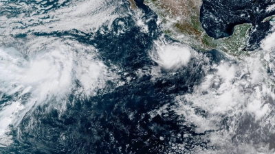 „Polo“ hat schnell die höchste Hurrikan-Stufe 5 erreicht. (Foto: Uncredited/NOAA/AP/dpa)
