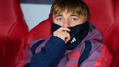 Lennart Karl muss sich beim FC Bayern gedulden. (Foto: Sven Hoppe/dpa)