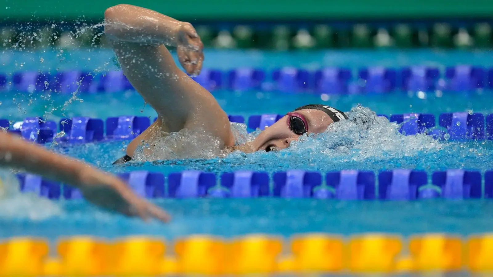 Isabel Gose verpasste mit der deutschen Freistil-Staffel in Japan das Finale. (Foto: Lee Jin-man/AP)