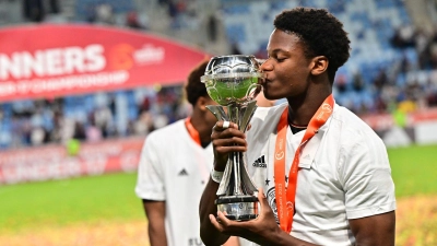 Ein Talent für den 1. FC Nürnberg: Winners Osawe. (Foto: Marton Monus/dpa)