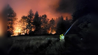 Nach dem Waldbrand im Bereich der Gemeinde Übersee am Chiemsee verlangt die Feuerwehr eine bessere Ausrüstung. (Archivbild) (Foto: Wolfgang Gasser/Kreisfeuerwehrverband Traunstein/dpa)