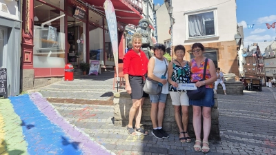 Ein jährlicher Wochenendausflug führte Beate Claus aus Ansbach mit Maria, Jutta und Wally nach Limburg und Marburg an der Lahn. (Foto: Beate Claus)