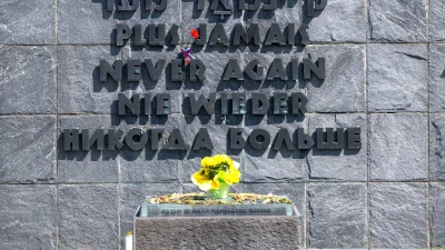 Die Zentrale Gedenkfeier zum 80. Jahrestag der Befreiung findet am Sonntag statt. (Foto: Sven Hoppe/dpa)