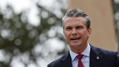 US-Verteidigungsminister Pete Hegseth erhöht den Druck auf Kuba verbal weiter. (Archivbild) (Foto: Jeremias Gonzalez/AP/dpa)