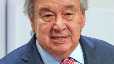 Guterres spricht sich für eine bedingungslose und sofortige Waffenruhe in der Ukraine aus.  (Foto: Francisco J. Olmo/Europa Press/dpa)
