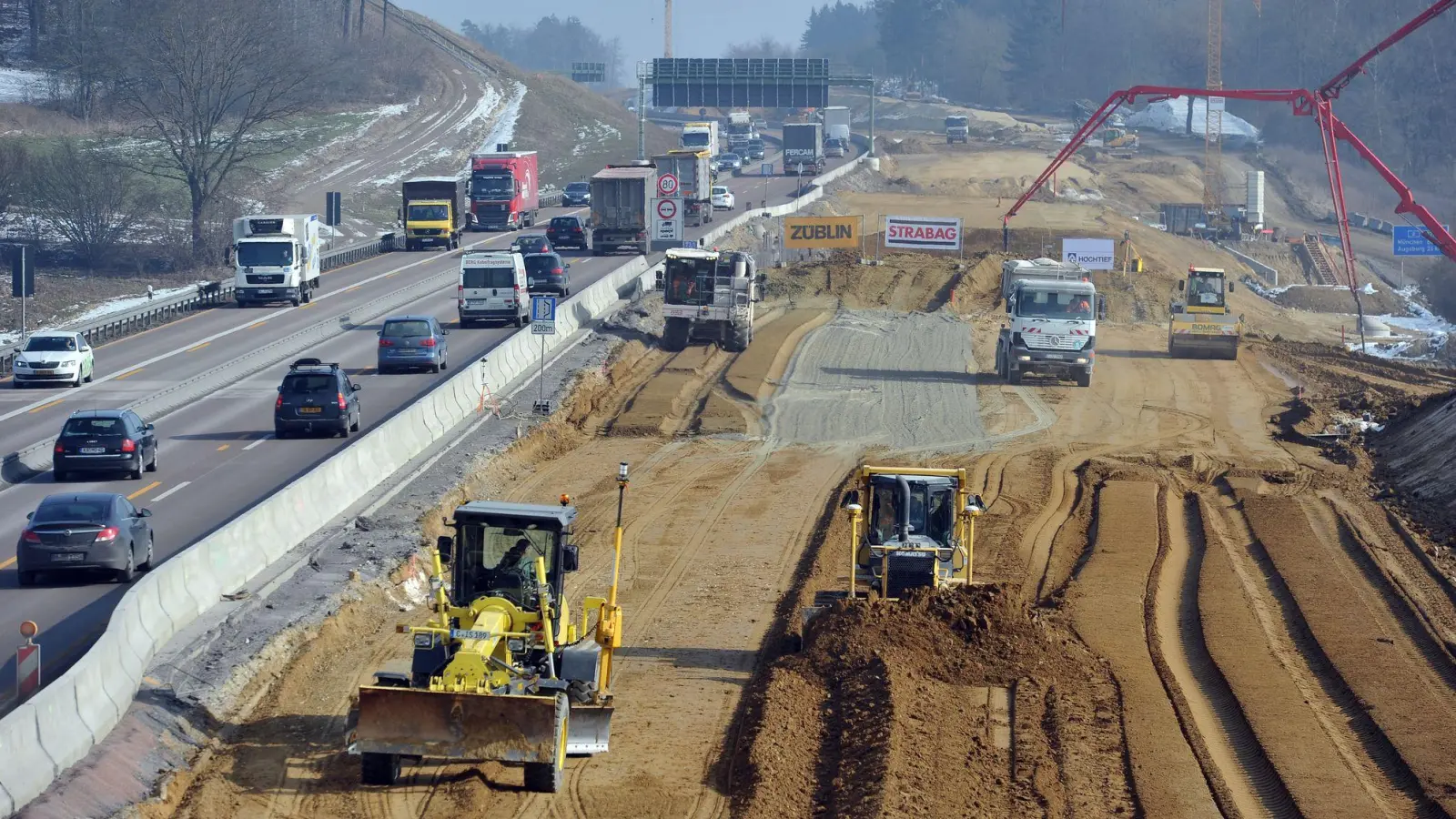 Mehr investieren und schneller bauen: das sind Ziele der Reform. (Foto: Stefan Puchner/dpa)
