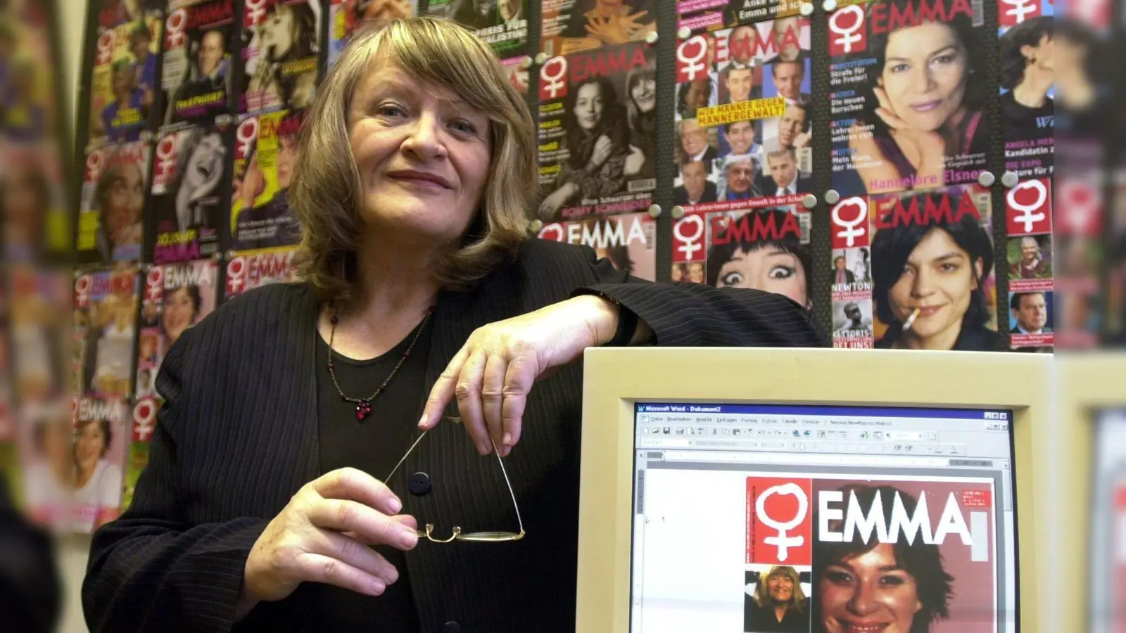 Alice Schwarzer hat in der Geschichte ihres feministischen Magazins „Emma“ - hier beim 25-jährigen Jubiläum - viele Kampagnen angestoßen. (Archivbild) (Foto: picture alliance / dpa)