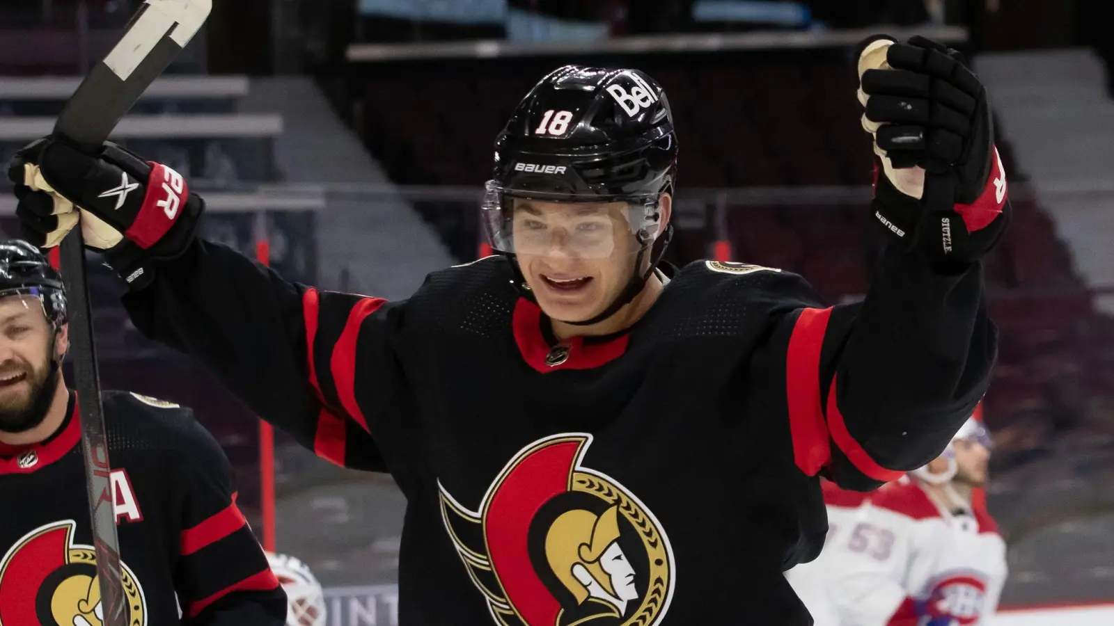 Steht bei den Ottawa Senators schon früh in der Verantwortung: Tim Stützle. (Foto: Daniel Lea/CSM via ZUMA Wire/dpa)