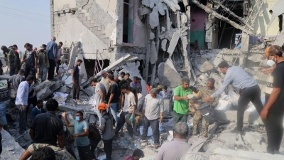 Am 28.2.2026 liegt die Mädchenschule in Minab in Trümmern. (Archivbild) (Foto: Uncredited/Mehr News Agency/AP/dpa)