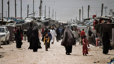 Die Kurdenmilizen bewachten das berüchtigte Lager. (Archivbild) (Foto: Baderkhan Ahmad/AP/dpa)