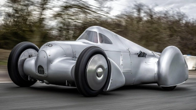 Replika-Renner: Anhand von Fotos und Archivunterlagen ist der Auto Union Lucca bis ins Detail neu aufgebaut worden. (Foto: Stefan Warter/AUDI AG/dpa-tmn)