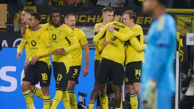 Wichtiger Heimsieg gegen Eintracht Frankfurt: Der BVB-Auftakt in eine wegweisende Woche ist gelungen.  (Foto: Bernd Thissen/dpa)