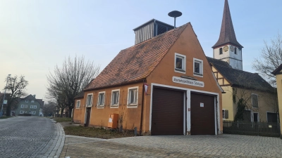 Das Feuerwehrgerätehaus in Ickelheim ist in einem schlechten Zustand. (Foto: Anna Franck)