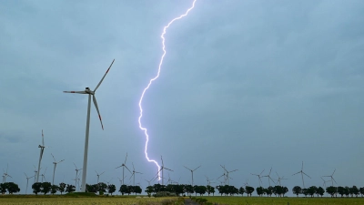 Gewitter, Stürme und Hitze zeigten am Wochenende bereits erste Spuren. (Foto: Patrick Pleul/dpa)