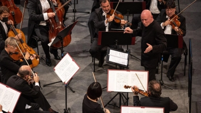 Die Bamberger Symphoniker sind ein Reiseorchester - und haben zahlreiche Auftritte außerhalb Frankens. (Archivbild) (Foto: Hannes P. Albert/dpa)