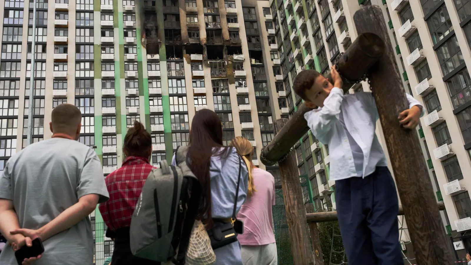 In Kiew herrscht seit Tagen fast rund um die Uhr Luftalarm wegen Drohnenangriffen. (Foto: Francisco Seco/AP/dpa)