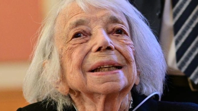 Margot Friedländer bei einem ihrer letzten öffentlichen Auftritte. (Archivbild) (Foto: Sebastian Christoph Gollnow/dpa)