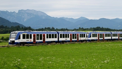 Die Züge der BRB wenden an diesem Wochenende schon in Holzkirchen. (Symbolbild) (Foto: Angelika Warmuth/dpa)
