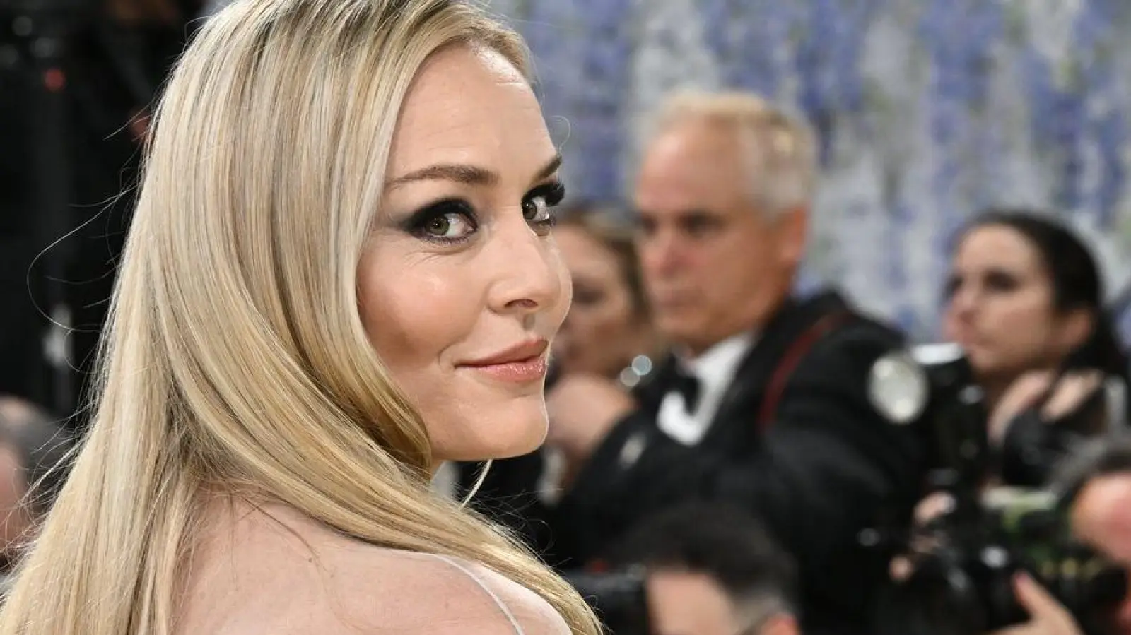 Lindsey Vonn bei der Met-Gala in New York. (Foto: Evan Agostini/Invision/AP/dpa)