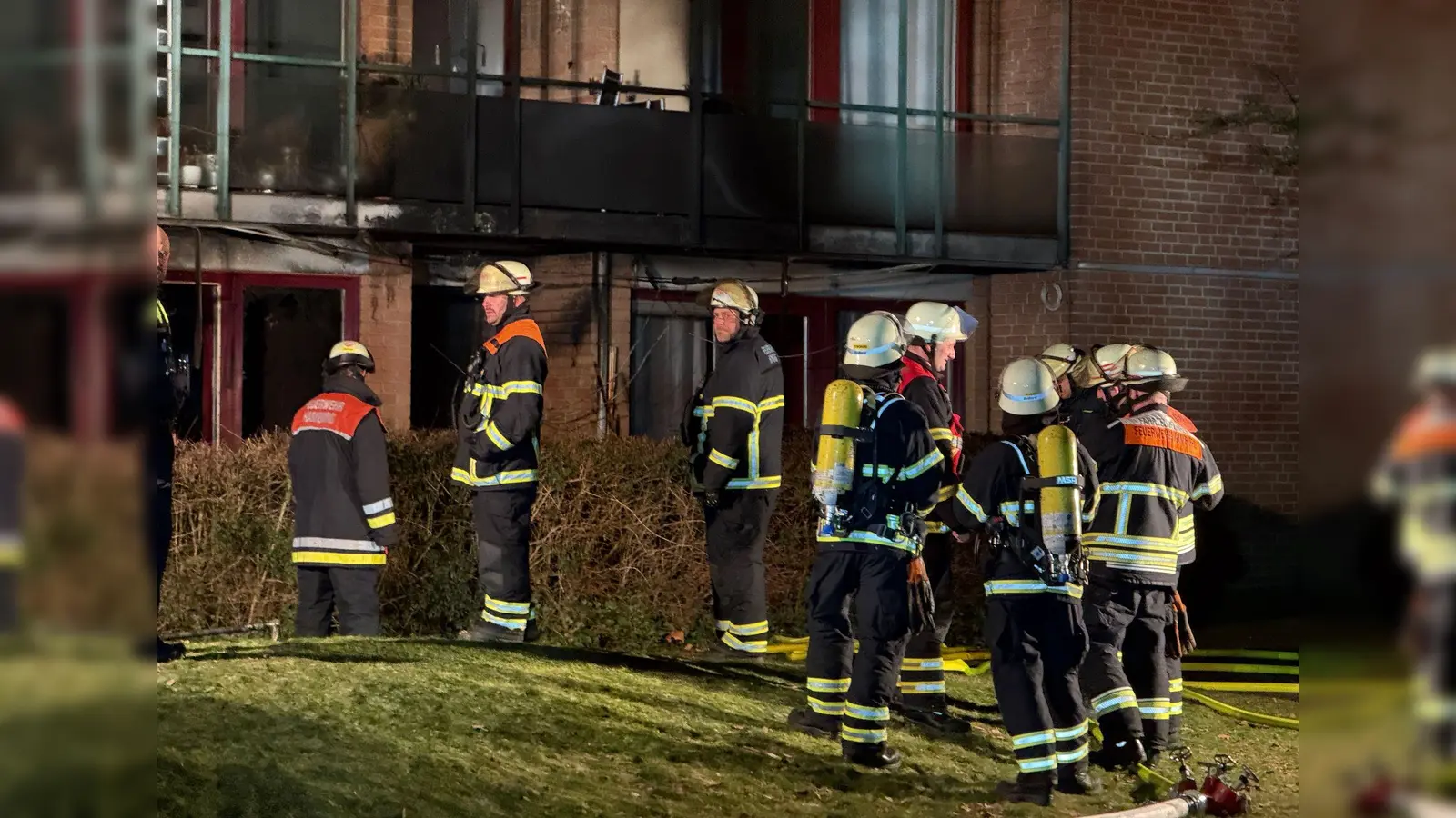 Bei dem Brand in einer Hamburger Seniorenwohnanlage kam für einen Mann jede Hilfe zu spät.  (Foto: Domenic Schmidt/NEWS5/dpa)