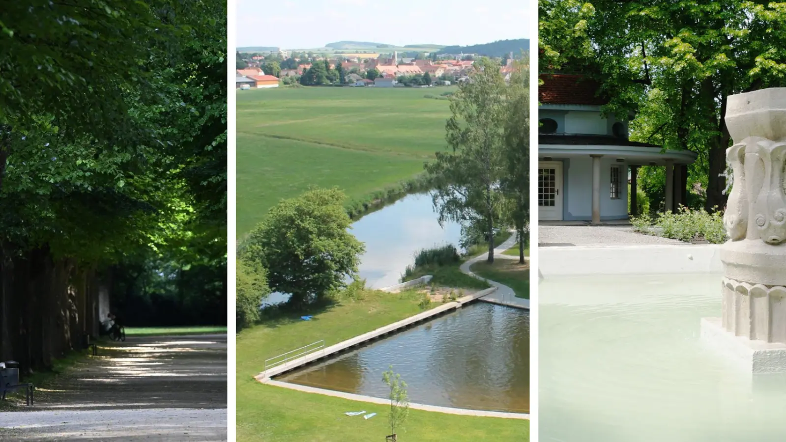 Kühle Orte sind an heißen Tagen begehrte Plätze. Wir haben sechs Vorschläge. (Fotos: Manfred Blendinger, Touristikservice Wassertrüdingen, Ulrike Ganter)