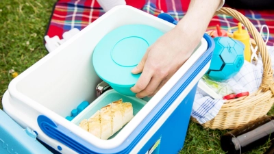 Wer sich im Sommer für ein Picknick entscheidet, sollte eine Kühlbox mitnehmen. (zu dpa: „Die richtige Kühlbox für den Sommer finden“) (Foto: Christin Klose/dpa-tmn)
