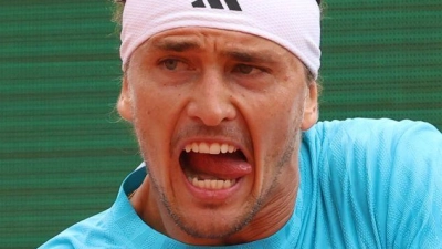 Alexander Zverev steht in Monte-Carlo im Halbfinale. (Foto: Felice Calabro/IPA via ZUMA Press/dpa)