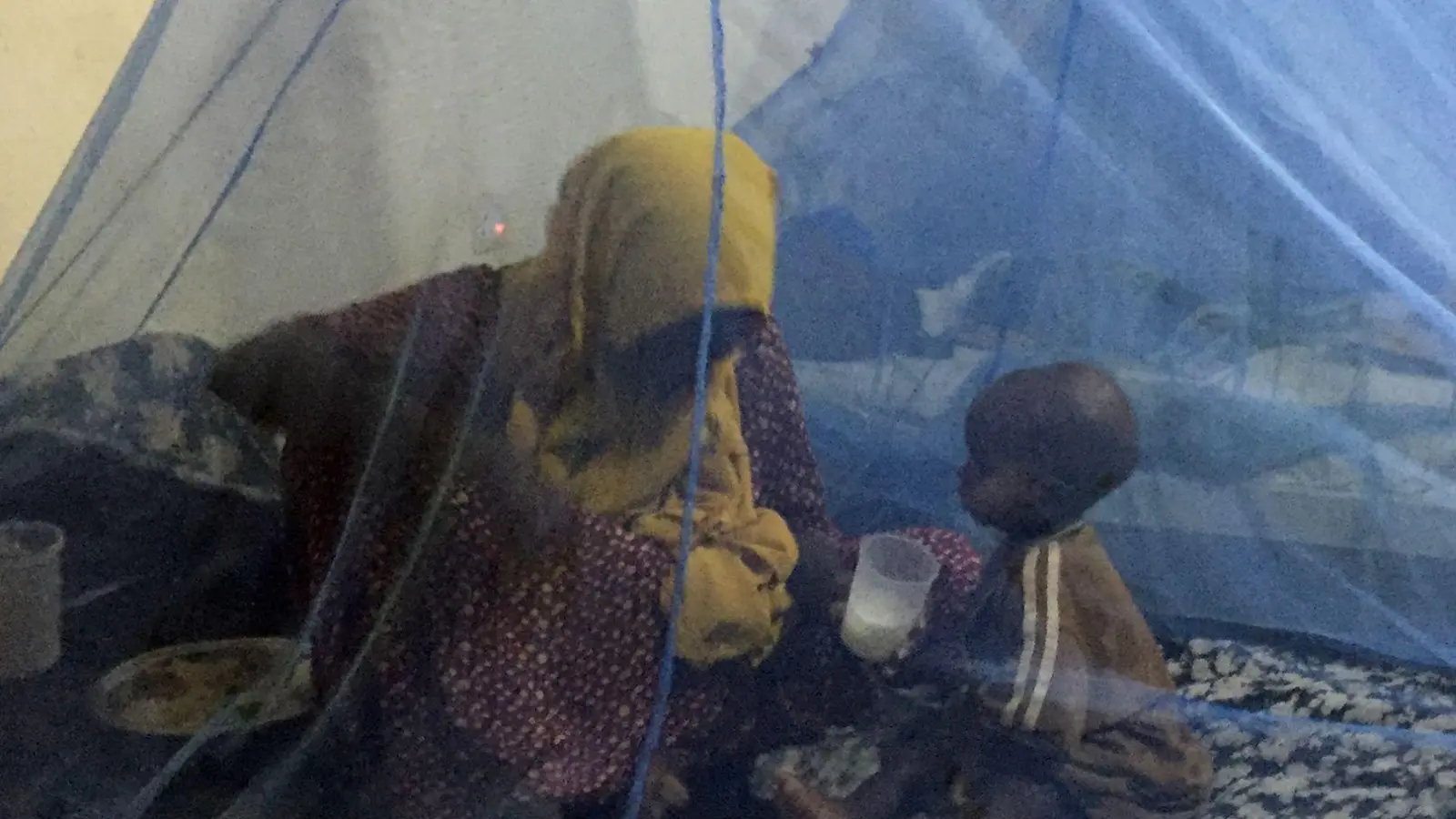 Kindersterblichkeit kann mit einfachen Mitteln bekämpft werden - wie etwa Moskitonetzen. (Archivbild) (Foto: Eva-Maria Krafczyk/dpa)