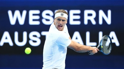 Alexander Zverev sagte für sein Einzel im Viertelfinale des United Cups ab. (Foto: Trevor Collens/AP/dpa)