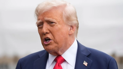 Trump ruft Israel zu einem Stopp der Bombardements auf.  (Foto: Mark Schiefelbein/AP/dpa)