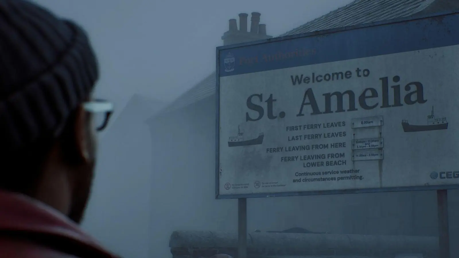 Willkommen in St. Amelia: Dieses Mal gastiert die „Silent Hill“-Reihe auf einer fiktiven Insel in der schottischen Nordsee. (Foto: Konami/Annapurna/Screen Burn/dpa-tmn)