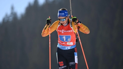 Franziska Preuß aus Deutschland in Aktion. (Foto: Sven Hoppe/dpa/Archivbild)