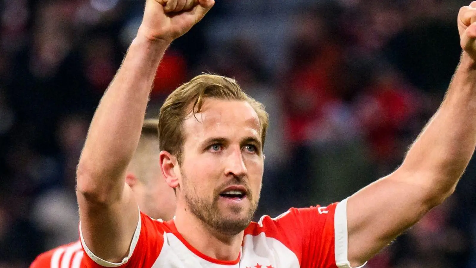 In seiner Premieren-Saison wird er auf Anhieb Bundesliga-Torschützenkönig, fällt aber am letzten Spieltag verletzt aus: Harry Kane. (Foto: Tom Weller/dpa)