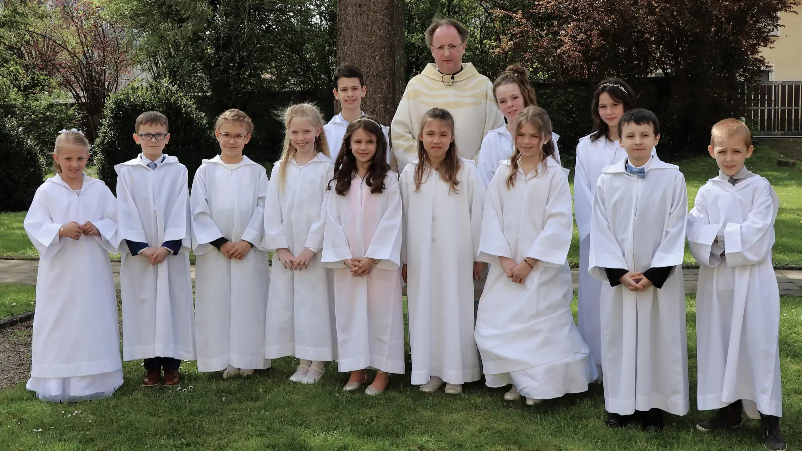 Diese Kinder erhielten im Gottesdienst am 22. April in der Kirche St. Bonifaz in Bad Windsheim die Erstkommunion. (Foto: Inge Jokisch)