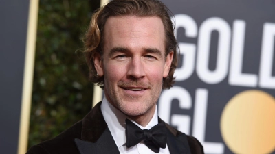 James Van Der Beek gab 2024 eine Darmkrebsdiagnose bekannt. (Archivbild)  (Foto: Jordan Strauss/Invision/AP/dpa)