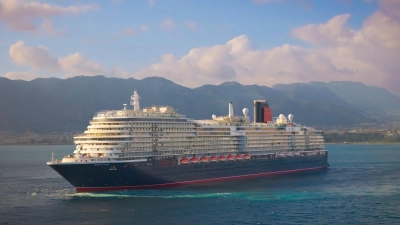Wechsel für 2029 geplant: Die „Queen Anne“ wechselt von Cunard zu P&amp;O Cruises und soll umfassend umgestaltet werden. (Foto: Carnival Corporation/dpa-tmn)