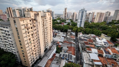 Um dieses Stadtbild geht es diesmal: Belém, Brasilien. (Foto: Kay Nietfeld/dpa)