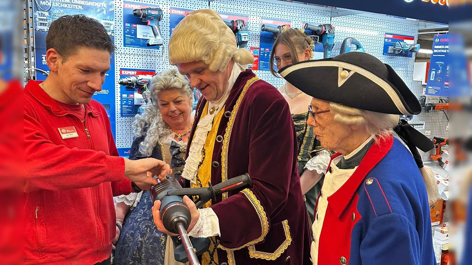 Auch am Hof des Markgrafen wird Werkzeug benötigt. (Foto: Daniel Stiegler)