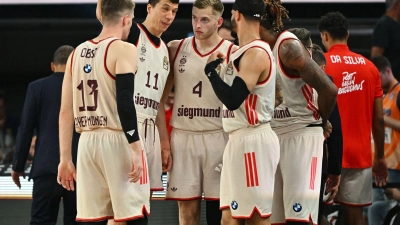 Gewannen Spiel vier der Finalserie deutlich: Die Basketballer des FC Bayern. (Foto: Jan-Philipp Strobel/dpa)