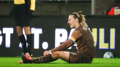 Spielt mit einer Verletzung: St. Pauli-Kapitän Jackson Irvine. (Foto: Christian Charisius/dpa)