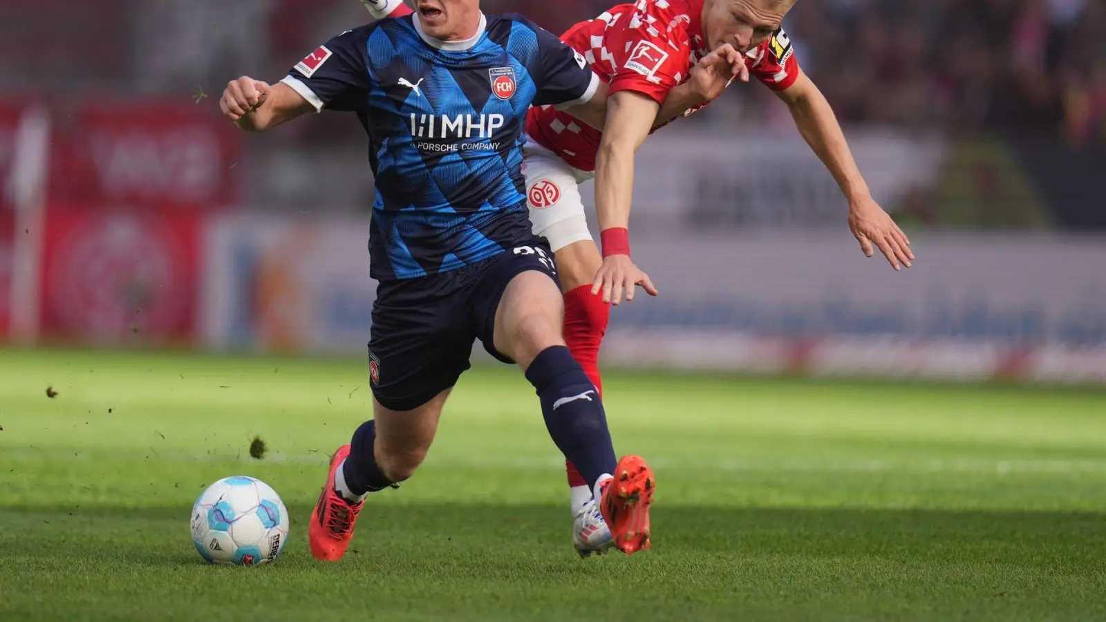 Der FSV Mainz 05 hat das Heimspiel gegen den 1. FC Heidenheim verloren. (Foto: Thomas Frey/dpa)