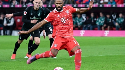 Bayern Münchens Eric Maxim Choupo-Moting in Aktion. (Foto: Sven Hoppe/dpa/Archivbild)