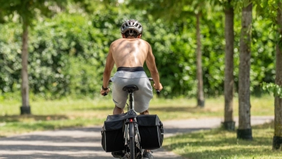 Am Donnerstag werden laut DWD Höchsttemperaturen von bis zu 38 Grad erwartet. (Symbolbild) (Foto: Silas Stein/dpa)
