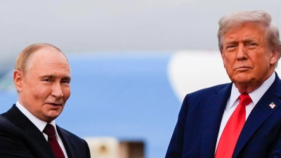 Putin soll in seinem Telefonat mit Trump eine Gebietsabtretung von der Ukraine gefordert haben. (Archivbild) (Foto: Julia Demaree Nikhinson/AP/dpa)