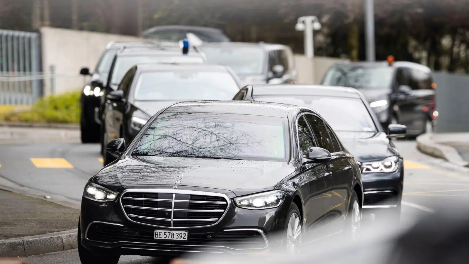 Die russische Delegation hat den Ort des Treffens in Genf verlassen. (Foto: Cyril Zingaro/KEYSTONE/dpa)