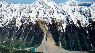 Berg- und Gletscherstürze hat es auch in den Alpen schon oft gegeben. (Archivbild) (Foto: Laurent Gillieron/KEYSTONE/dpa)